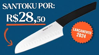 Review A Faca Barata Que Surpreende  Brinox Versatile Santoku [upl. by Rudolf188]