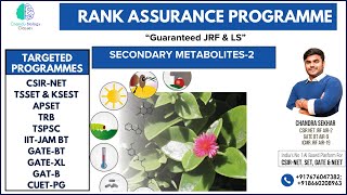 UNIT6 PLANT PHYSIOLOGY  Discover the Secrets Part 02 of Secondary Metabolites plantphysiology [upl. by Reamy858]