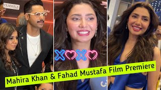 QuaideAzam Zindabad Premiere Night in Karachi  Mahira Khan  Fahad Mustafa  Madiha Imam [upl. by Dremann]