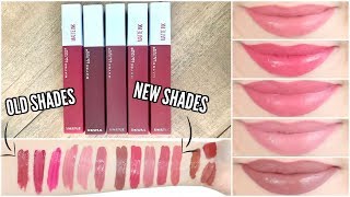 Maybelline Superstay Matte Ink Liquid Lipstick Lip Swatches Pink Edition  Best Drugstore Makeup [upl. by Eatton]