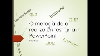 Quiz in PowerPoint 2013 [upl. by Gelya]