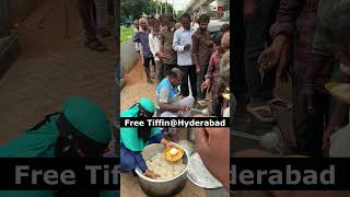 ఉచిత టిఫిన్ Free Breakfast Hyderabad freefood food streetfood viral shorts freemeals [upl. by Adham]