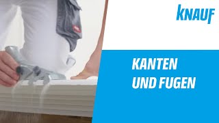 Knauf Spachtel  Kantentypen und Fugendeckstreifen [upl. by Zales]