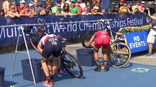 2017 Penticton ITU Duathlon World Championships  Elite Mens Highlights [upl. by Aromat]