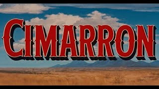 Cimarron 1960 Title Sequence Glenn Ford and Maria Schell [upl. by Yks120]