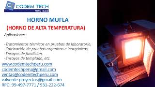 Horno Mufla para Laboratorios e Industria [upl. by Manard]