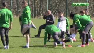 Celtic FC  First Team Training 190413 [upl. by Aires870]