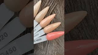 Jasno Pomarańczowe Pudry Tytanowe Manicure Tytanowy NSN New Style of Nails paznokcie nails fun [upl. by Newg]