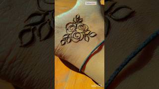 Mehndi designs simple easy flower 🌺 design mehendidesigns shortvideo [upl. by Russia]