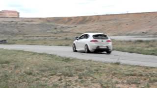 Leon FR1 20 TDI 170cv y Impreza Sti Track day Circuito Torremocha [upl. by Letti895]