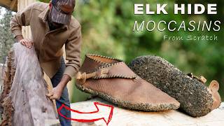 From Elk Hide to Shoes Complete Build [upl. by Siddra]