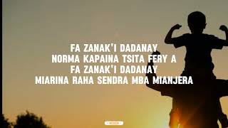 AGRAD  ZANAKI DADANAY Lyrics [upl. by Antsirhc]