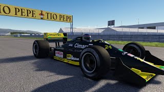 Assetto Corsa F1 1988 Minardi M188 at Circuito de Jerez L PérezSala hotlap [upl. by Dolora]