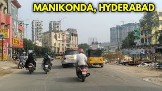 Manikonda area Hyderabad city  manikonda hyd  Prashi Real [upl. by Kedezihclem]