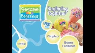 Gameplay  1069 Sesame Beginnings Beginning Together DVD Menu  170 [upl. by Ielerol257]