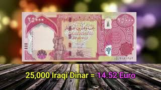 Iraqi 25000 Dinar Note [upl. by Erinn]