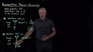 Equipartition Theorem  Examples [upl. by Johnna262]