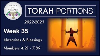 Torah Portions  Week 35  Nazarites amp The Blessing  Numbers 421  789 20222023 [upl. by Eneleoj]