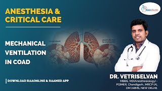 Anesthesia amp Critical Care  Mechanical ventilation in COAD  Raaonline [upl. by Ecilahc]