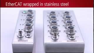 EN  Stainless steel EtherCAT Box in Hygienic Design [upl. by Yssis]