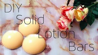 DIY Solid Lotion Bars Tutorial and Recipe [upl. by Latty408]