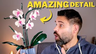 Full Review LEGO Icons Orchid Artificial Plant 10311 [upl. by Iz295]