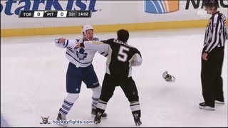 Colton Orr vs Deryk Engelland Jan 23 2013 [upl. by Minica]