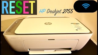 How to RESET hp deskjet 2755 printer [upl. by Ebby]