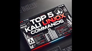 Kali Linux Top 5 Basic Command hackingcourse [upl. by Chelsae563]