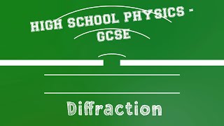 Physics  Waves  Diffraction [upl. by Feinleib729]