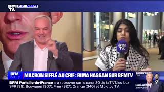 BFMTV à Rima Hassan  « Désolé l’interview s’arrête » [upl. by Enilehcim]