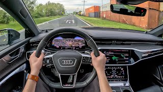 2024 Audi RS7 Performance  POV Test Drive Binaural Audio [upl. by Shimkus]