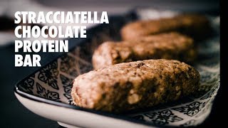 Gymgrossisten Kitchen  Stracciatella Protein Bar [upl. by Crudden]