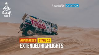 Extended highlights of Stage 12 presented by Aramco  Dakar2023 [upl. by Atirma]