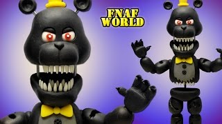 Handmade ADVENTURE NIGHTMARE ➤ FNaF World ★ Polymer clay Tutorial ✔ Giovy Hobby [upl. by Adnuhsat]