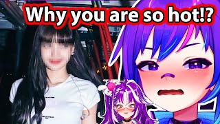 Michi Accidentally Did An IRL Face Reveal While Showing Her Photos And Completely Broke Melody [upl. by Hanan]