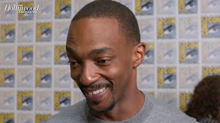 Anthony Mackie on Welcoming Robert Downey Jr Back Into the MCU quotI Better Kill Him Firstquot [upl. by Fadas579]