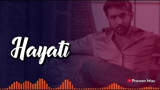 HAYATI  Chekka Chivantha Vaanam  Tamil Song Lyrics  ARR Whatsapp Status [upl. by Anrol76]