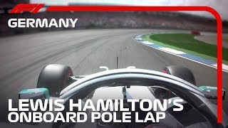 Lewis Hamilton Takes Pole At Hockenheim  2019 German Grand Prix  Pirelli [upl. by Eecyak]