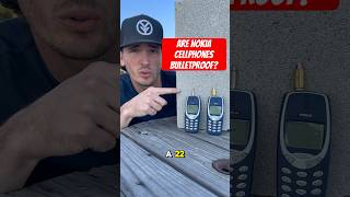 Bulletproof testing Nokia cellphones with different caliber bullets [upl. by Ojyllek]