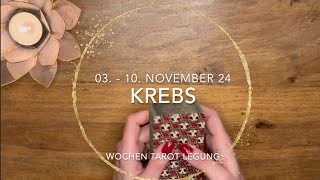 KREBS ♋️ quotWOW EUER GRÖßTER WUNSCH IST AUF DEM WEGquot Krebs 04  10 November 2024 Tarot [upl. by Eneleahs]