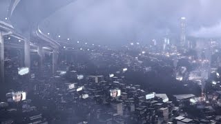 Liam Youngs panoramic animations offer a quotromantic overviewquot of dystopian future cities  Edgelands [upl. by Ashford]