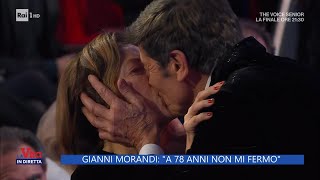 Gianni Morandi per sempre inarrestabile  La Vita in Diretta 03032023 [upl. by Elrebmik]