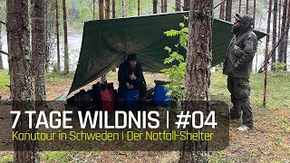 7 Tage Wildnis  410  Kanutour in Schweden  NotfallShelter  Bushcraft amp Survival  049  2024 [upl. by Windham]