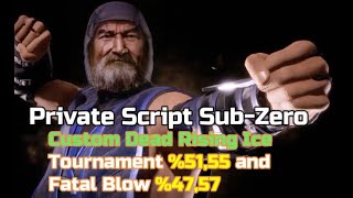 SubZero Rising Ice Update 🏆 Advance Combos  MK11 Ultimate Script Cronus and Titan [upl. by Nicolais]