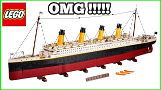 OMG OFFICIAL LEGO TITANIC UNVEILED [upl. by Washburn]