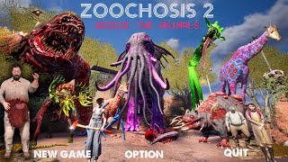 Zoochosis 2 Official Full Game Play  Defeat the Mother Boss and the Animals 2nd Mutation [upl. by Doomham]