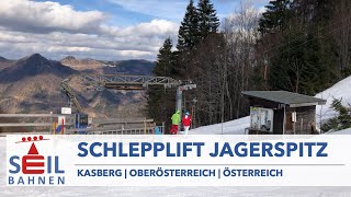 🇦🇹🚠 Schlepplift Jagerspitz  Kasberg  Grünau im Almtal [upl. by Aratahs]