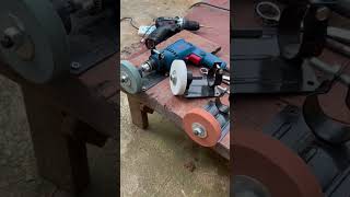 Small grinding wheel machine desktop coarse and DC Motor reels drone automobile youtuber diy [upl. by Shanks451]