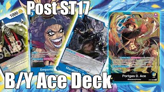 OP085 Post Structure UY Ace Deck Building Guide  One Piece Card Game [upl. by Arbmahs]